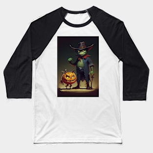 Troll with pet pumpkin Baseball T-Shirt